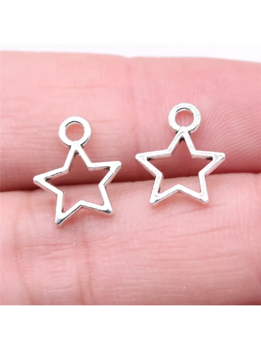 Шармы для браслетов и ожерелий Irelia 40 шт. Белый, 14x11mm-