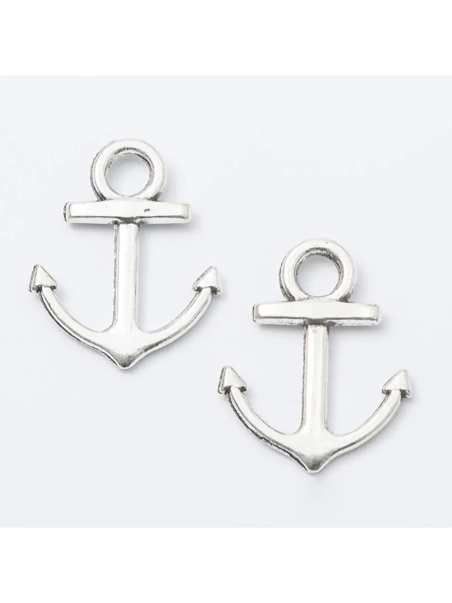 Шармы на шнурок, цинковый сплав, Antique silver color, 20 шт