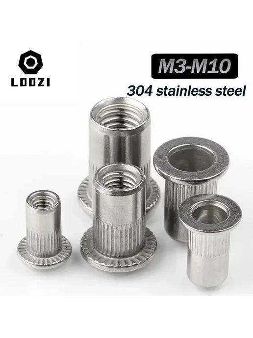 LOOZI Заклепки из нержавеющей стали M3-M10, вариант