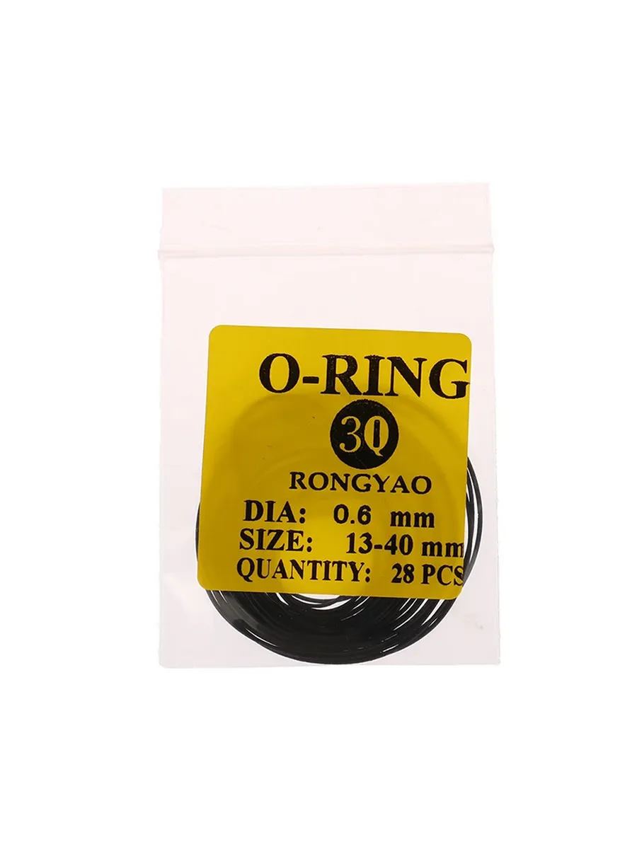 Уплотнительные кольца O-Ring 0.6 мм, 13-40 мм, 28 шт, Type 2