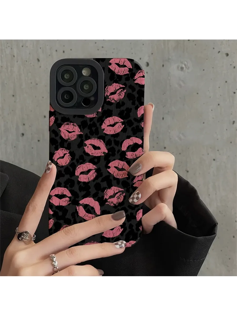 Винтажный силиконовый чехол Leopard Love Kiss для Samsung Ga
