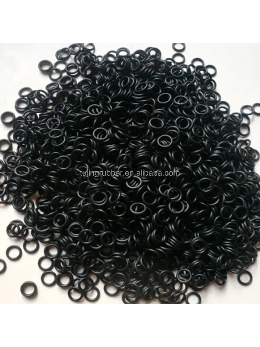 Резиновые уплотнительные кольца 8x1.5mm, Black 130PCs