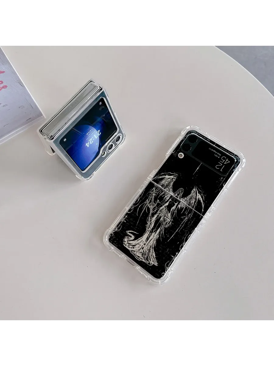 Чехол для Samsung Z Flip 6 с ангелом, ZDK-1903CS24802A4