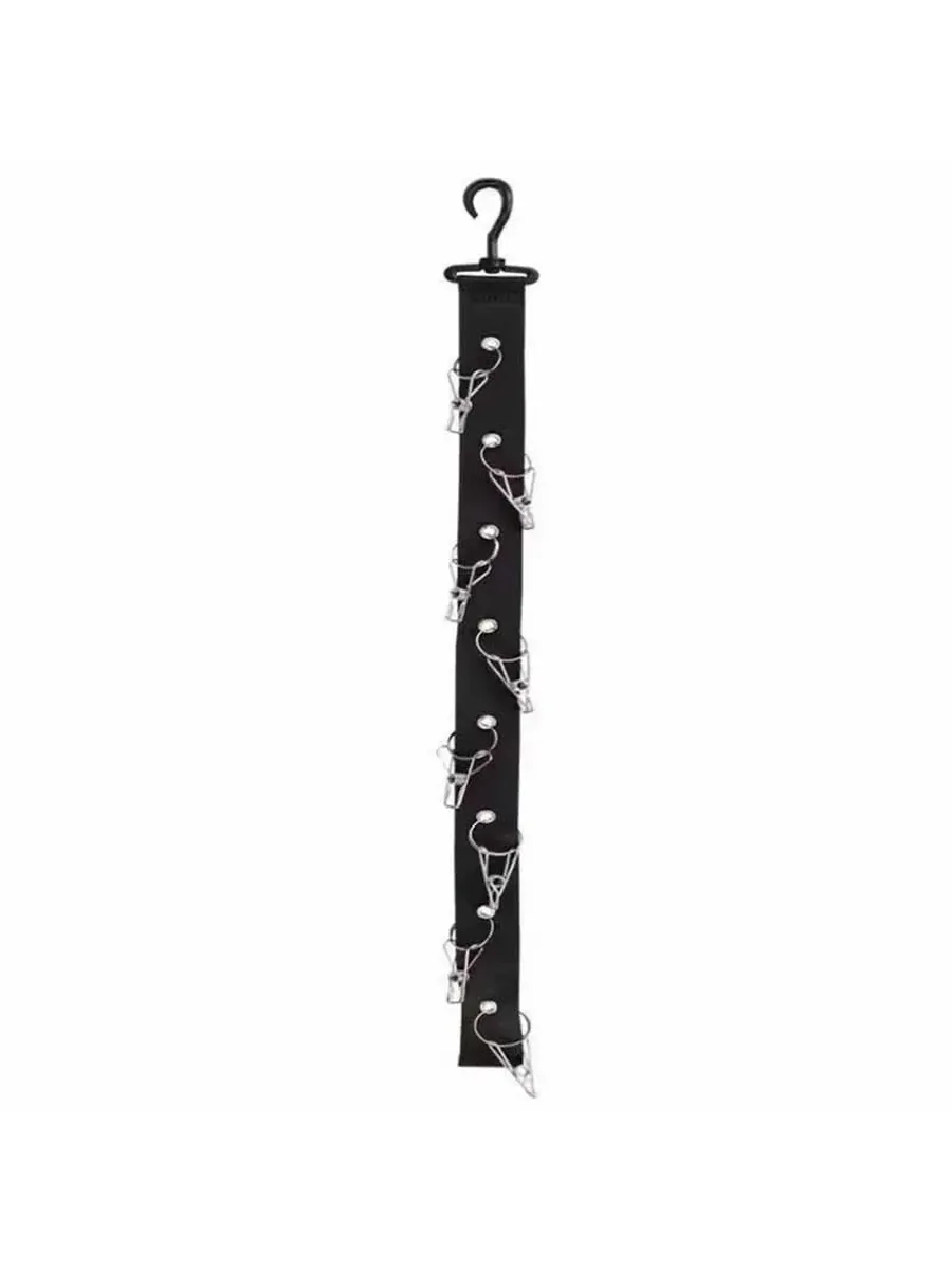 Вешалка для хранения в гардеробе «сделай сам», 8 зажимов, по