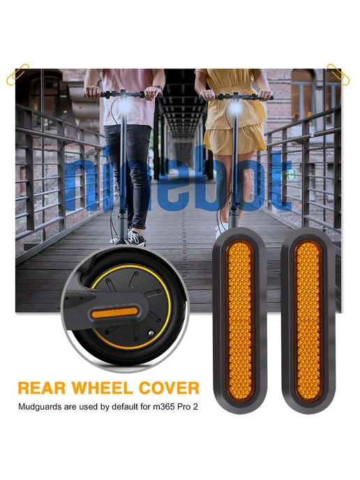 Рефлексный чехол на задний диск для Mi Scooter Pro 2, вариант, фото 4