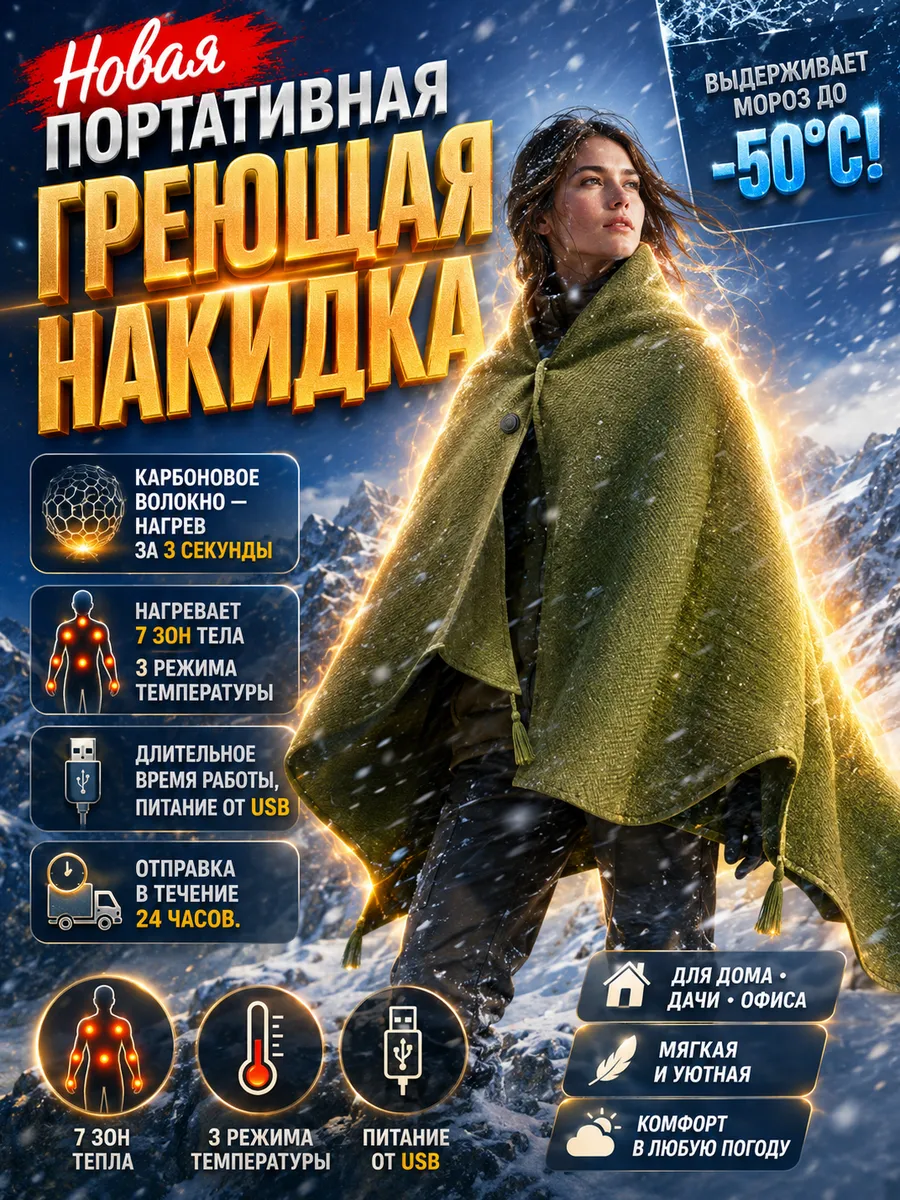 Плед с подогревом usb,Грелка электрическая для тела