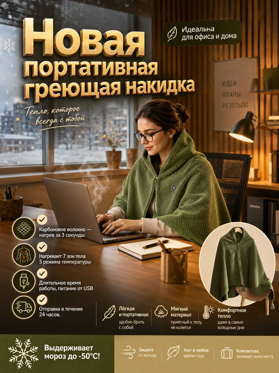 Плед с подогревом usb,Грелка электрическая для тела