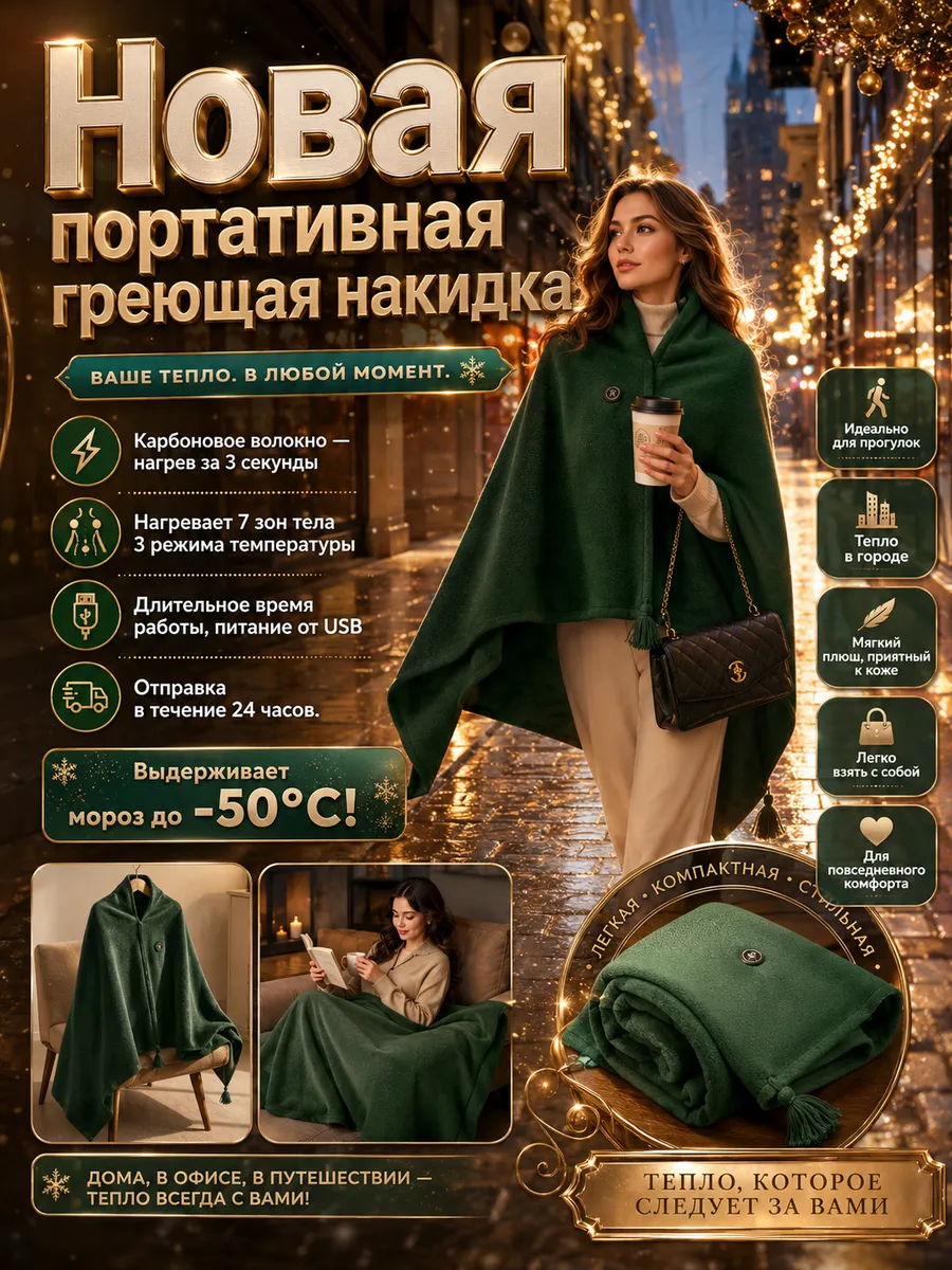Плед с подогревом usb,Грелка электрическая для тела