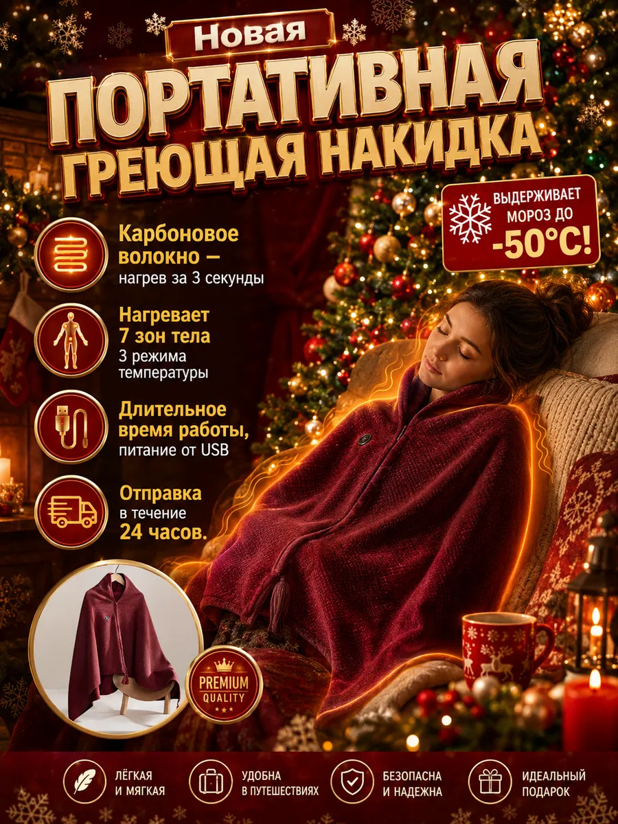 лед электроодеяло с подогревом теплый