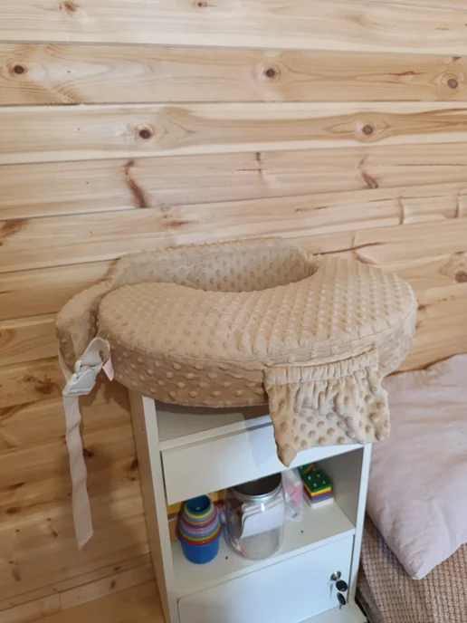 Подушка для кормления ребёнка, бежевый, фото 2