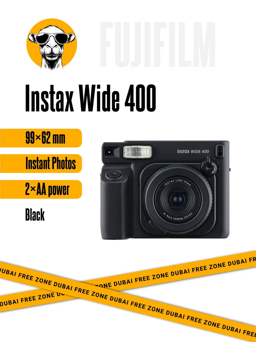 FUJIFILM Фотоаппарат Instax Wide 400 Black