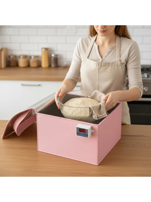 Транспортируемая для SourDough коробка с регулировкой темпер, розовый, фото 2