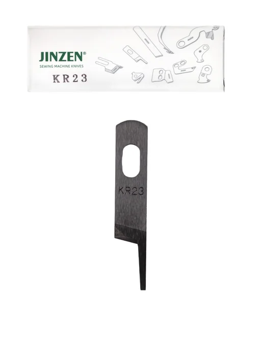 JINZEN Нож верхний KR23 для 3 4-х ниточных промышленных оверлоков, вариант, фото 3