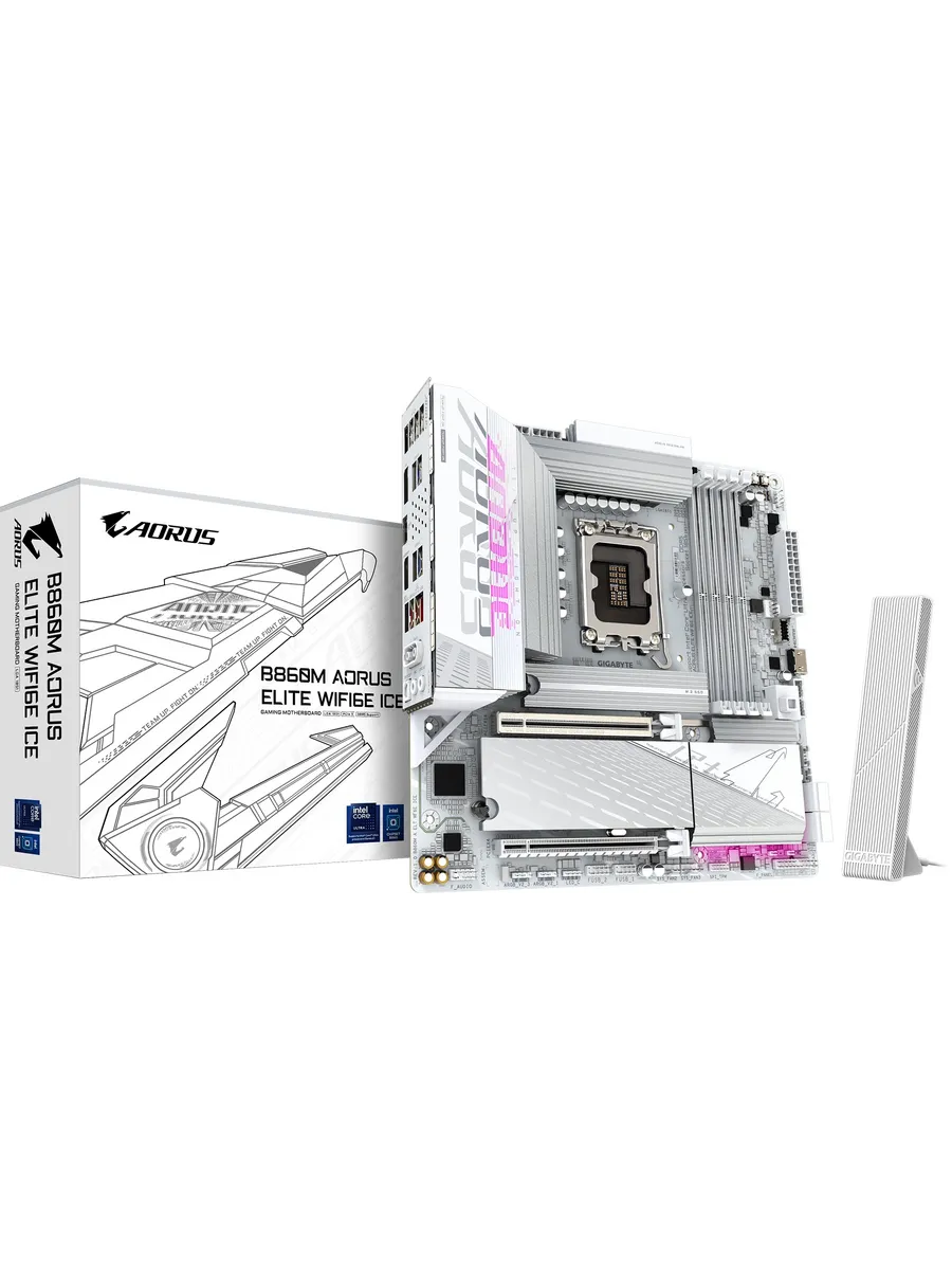 Материнская плата Gigabyte B860M AORUS 1258795207 купить за 23 529 ₽ в интернет‑магазине Wildberries
