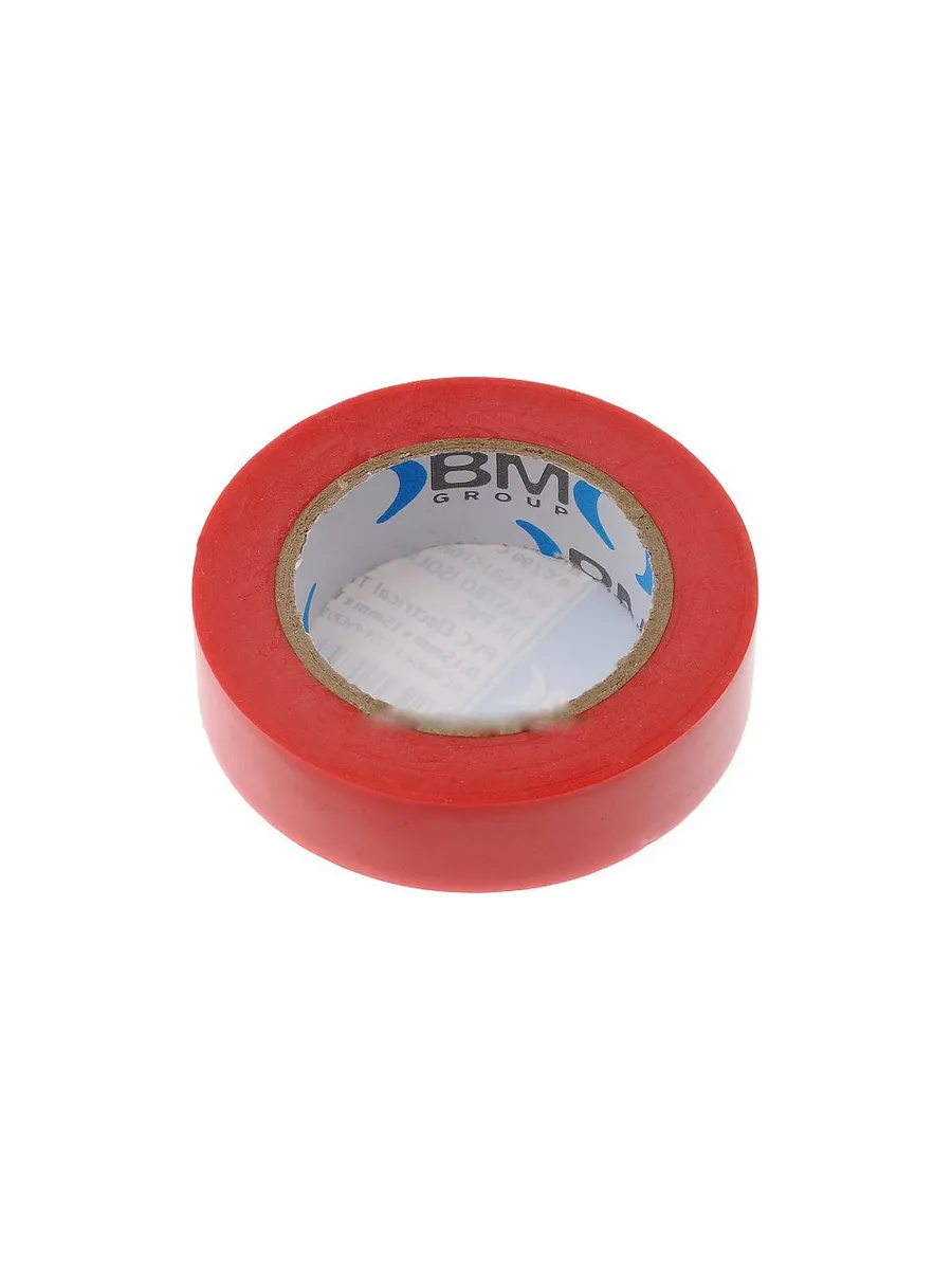 Изолента BM Group ПВХ, 15 мм x 25 м, цвет красный BM-ESB152