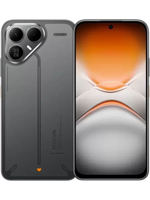 Смартфон TECNO Pova 8 Lk6 6/128 ГБ, черный, фото 2