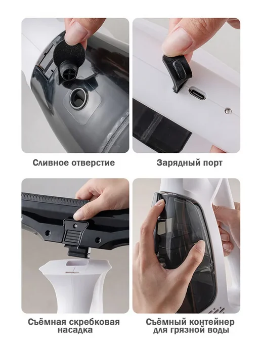 Стеклоочиститель WV 2 Plus Karcher, белый, фото 7