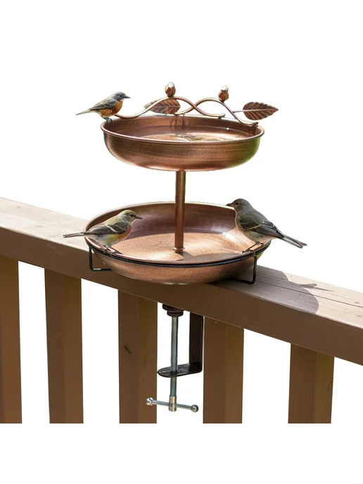 2-этаж металлический “Bird Bath” для улицы, стиль A, вариант