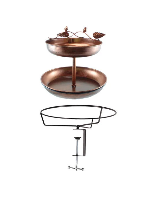 2-этаж металлический “Bird Bath” для улицы, стиль A, вариант, фото 2