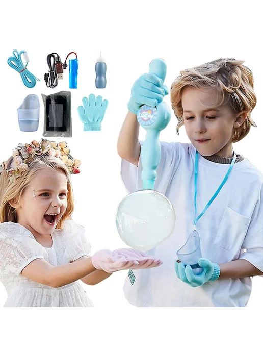 Детский пар bubble-смоук машинка, Rechargeable, синий, синий, фото 2