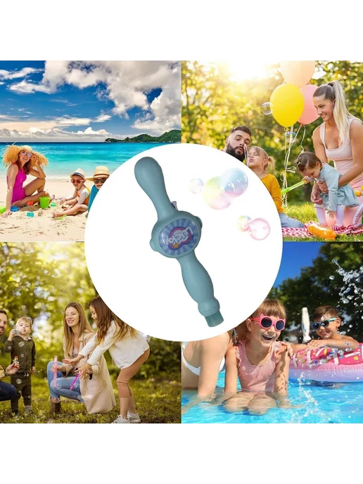Детский пар bubble-смоук машинка, Rechargeable, синий, синий, фото 8