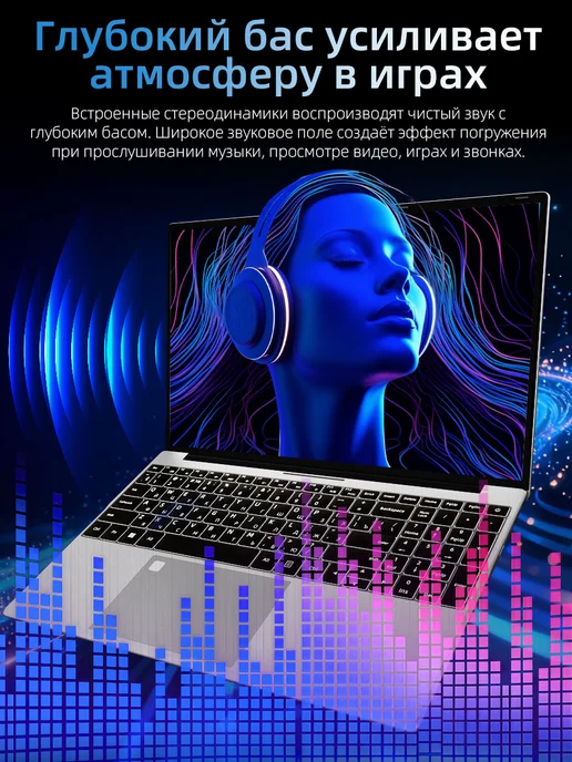 Ноутбук для работы и учебы Intel N95, 32 ГБ + 1TБ, 4 ядра, 32 ГБ, фото 8