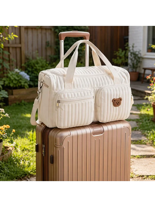 многофункциональная женская сумка для мамы с единственным ми, вариант, фото 4