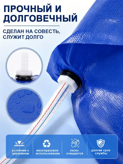 Чехол для чистки кондиционера размер, синий, фото 4