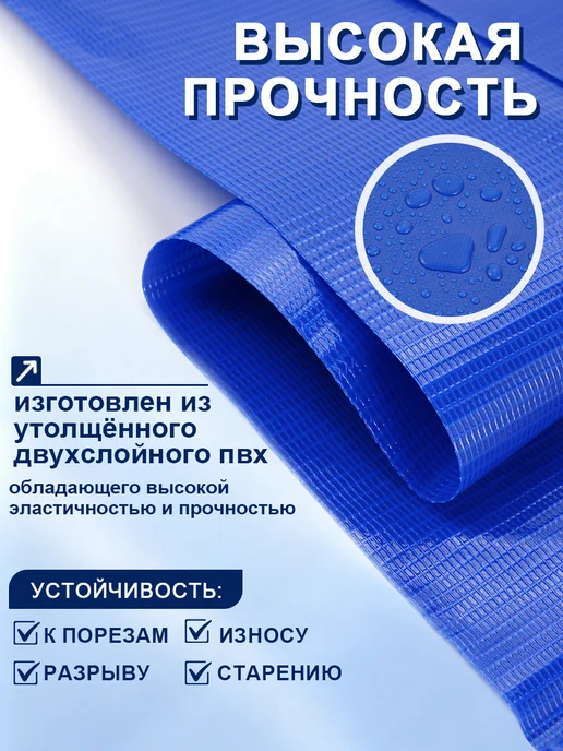 Чехол для чистки кондиционера размер, синий, фото 5