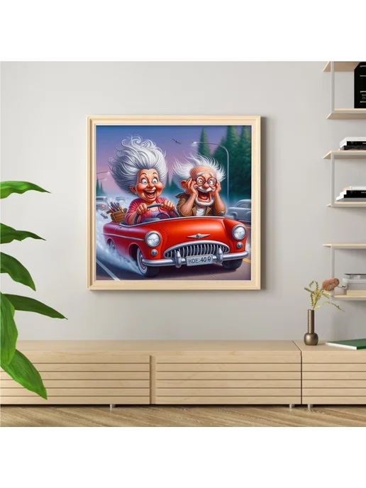 Набор вышивки Speed-Racing для начинающих, 14кт, 30x30 см, 30x30 см, фото 3