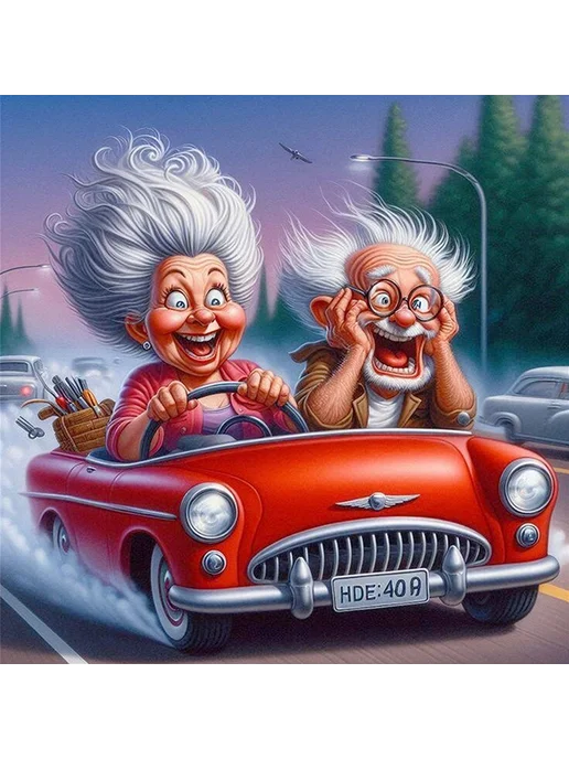 Набор вышивки Speed-Racing для начинающих, 14кт, 30x30 см, 30x30 см, фото 5