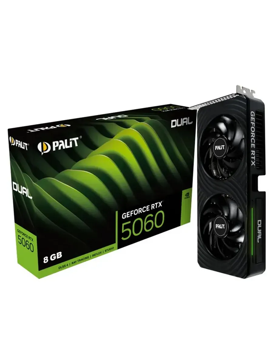 Palit Видеокарта GeForce RTX 5060 Dual 8 ГБ