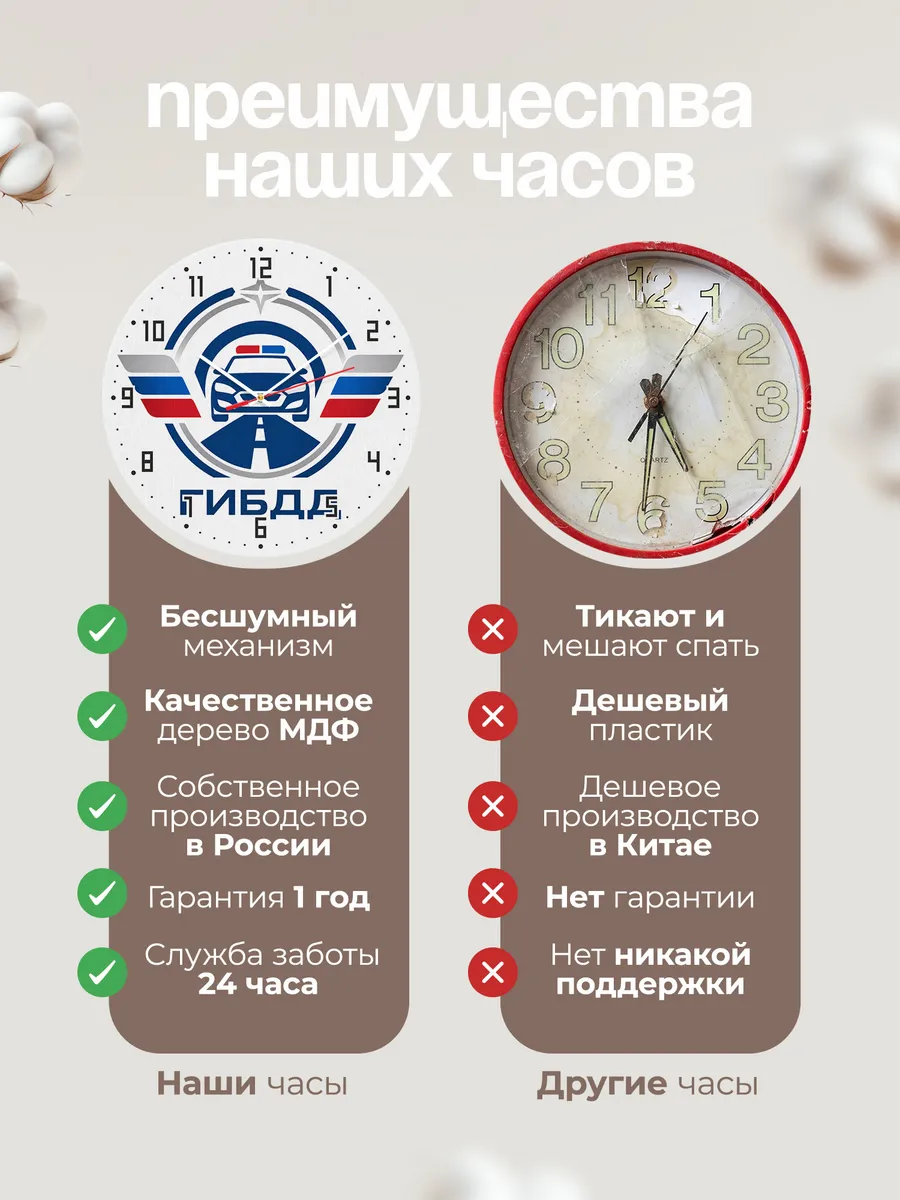 Часы настенные "ГИБДД" — фото 2
