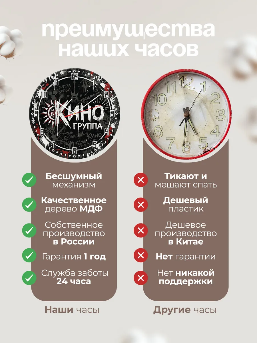 Часы настенные "Кино" — фото 2
