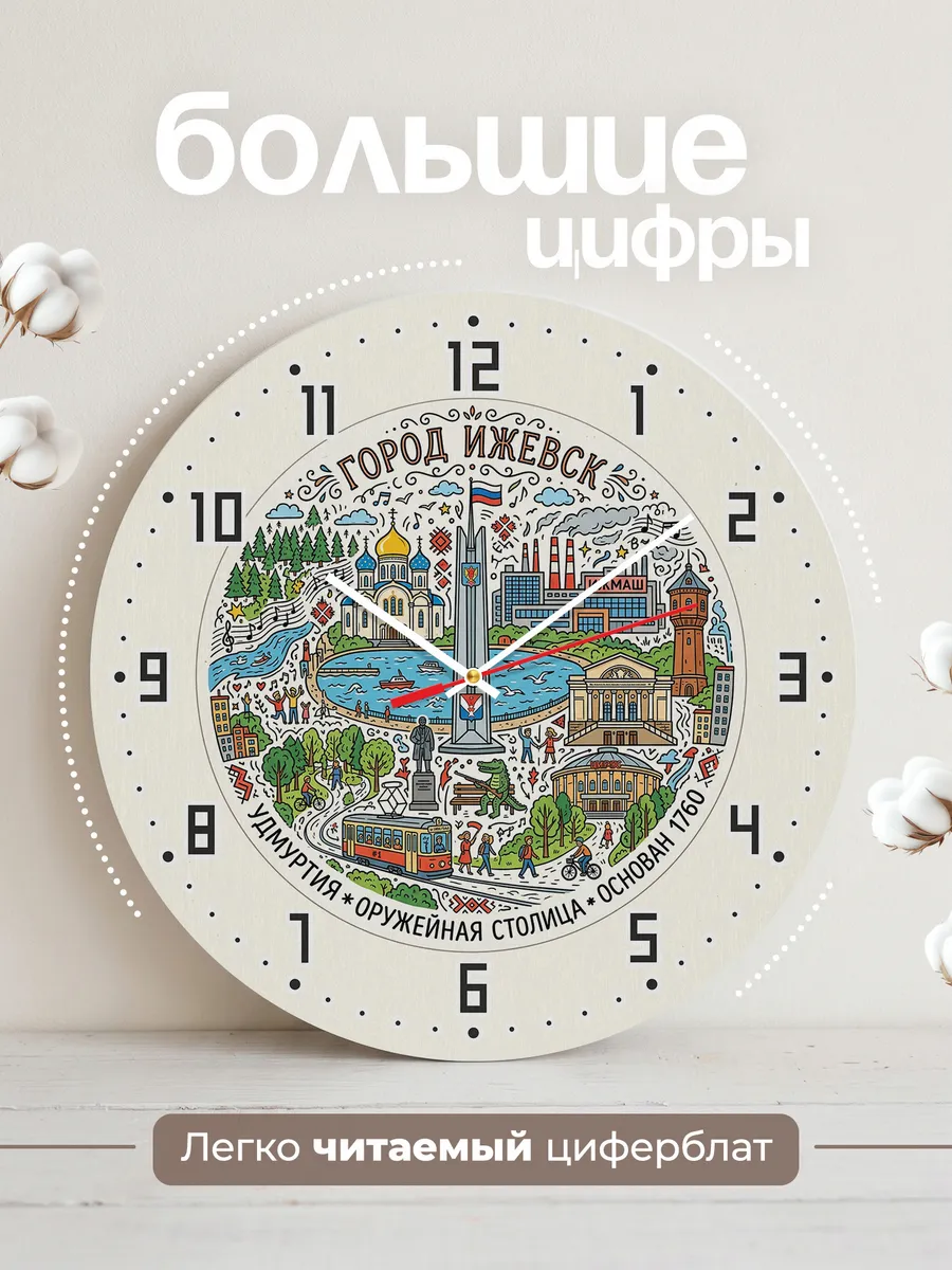 Часы настенные "Ижевск" — фото 4