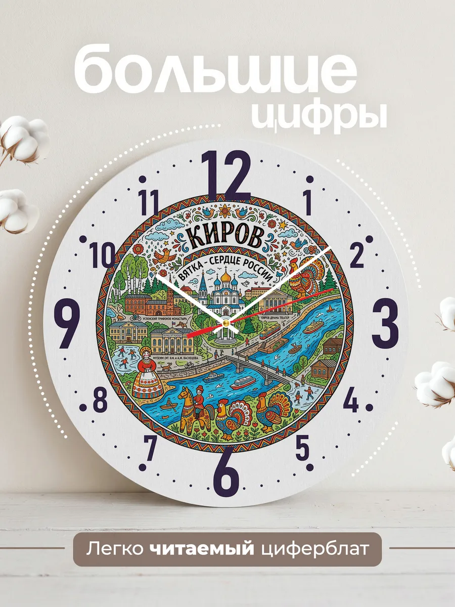 Часы настенные "Киров" — фото 4