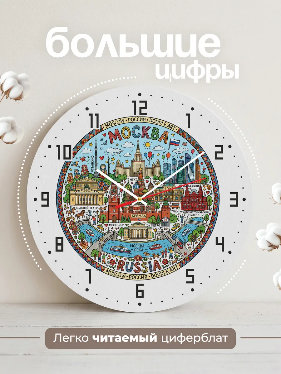 Часы настенные "Москва" — фото 4