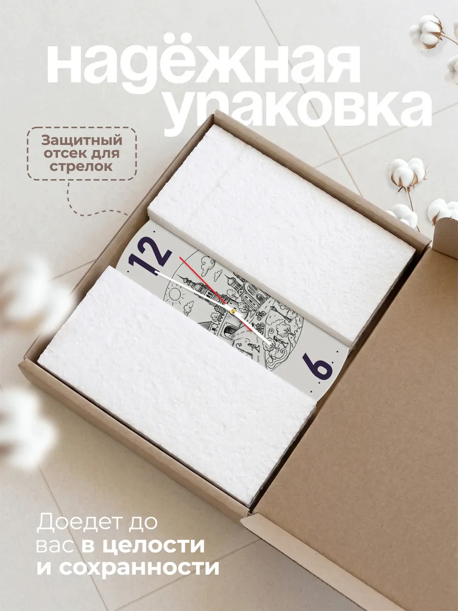 Часы настенные "Омск графика" — фото 11