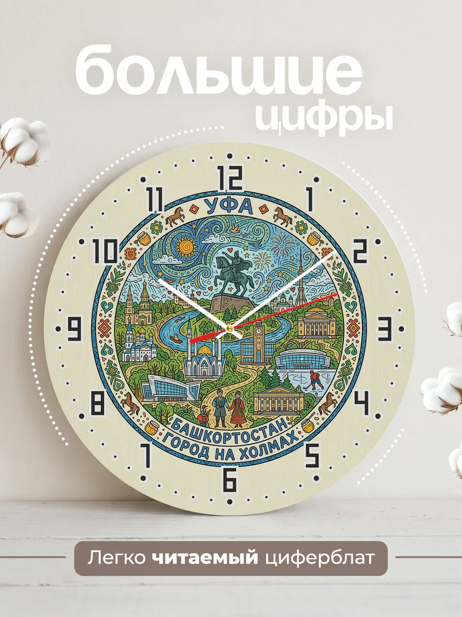 Часы настенные "Уфа" — фото 4