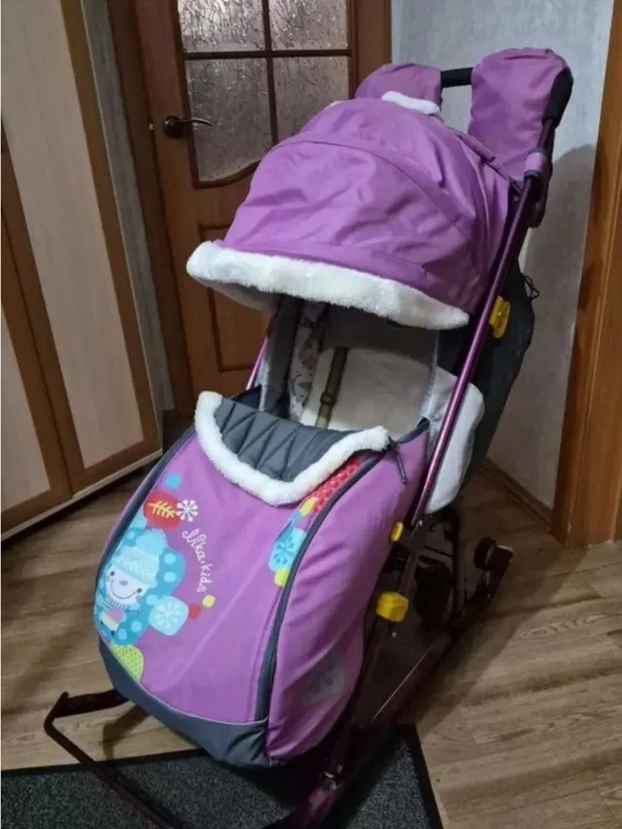 Детские санки коляска ника