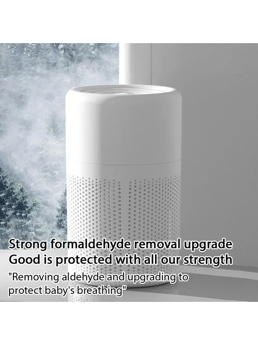 Фильтр очиститель воздуха USB, для дом - Purification filter, белый, фото 4