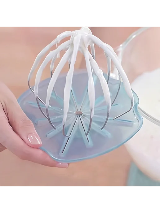 Крепление для миксера Cream Scraper, 6-кл, синий, синий, фото 3