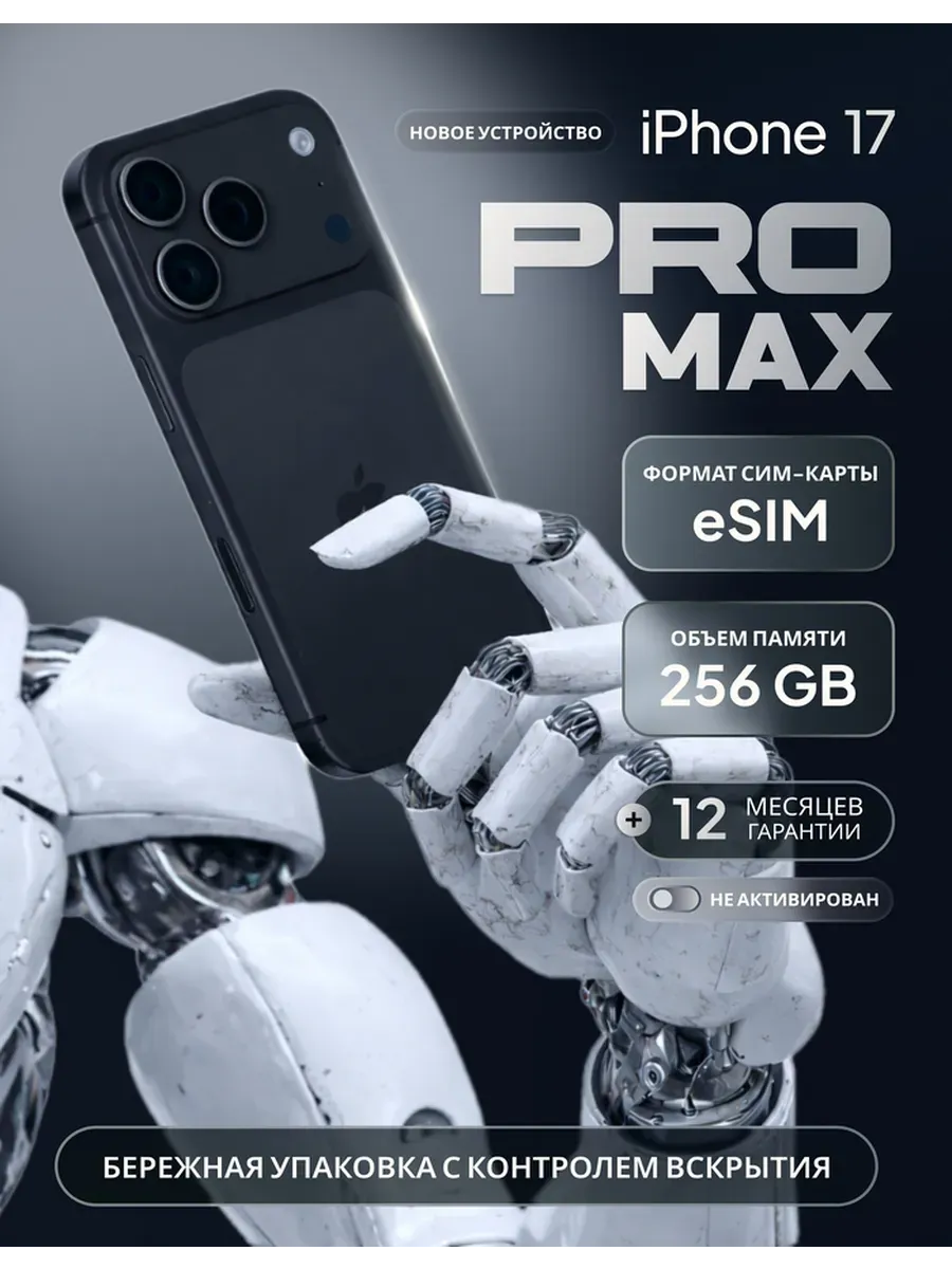 Apple iPhone 17 Pro Max 256 ГБ Deep Blue Esim