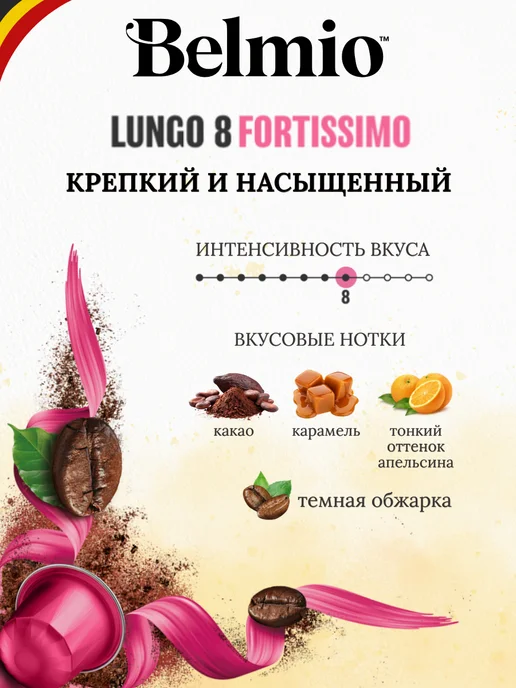 Belmio Кофе в капсулах для кофемашины Неспрессо набор 30 шт, 30 шт, фото 3