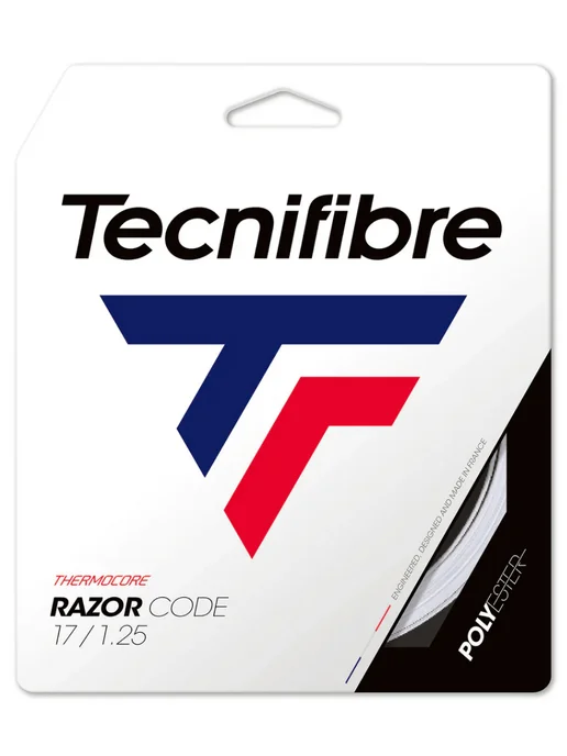 Tecnifibre Струна для тенниса Razor Code 12м, White, 1.30, 12 м