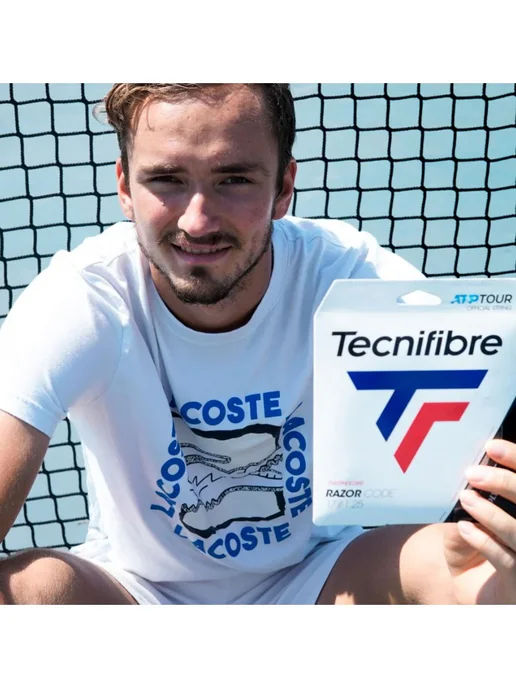 Tecnifibre Струна для тенниса Razor Code 12м, White, 1.30, 12 м, фото 5