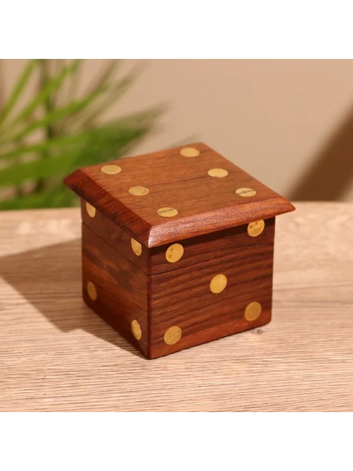 Игра настольная «Кубики», 7.5×7.5×6 см, дерево шишам, 7.5x7.5x6 см, фото 2