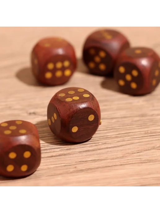 Игра настольная «Кубики», 7.5×7.5×6 см, дерево шишам, 7.5x7.5x6 см, фото 4