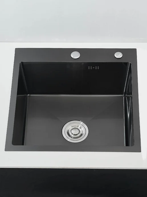 wermixer Раковина для кухни нержавейка врезная 50x50, 50x50, фото 2