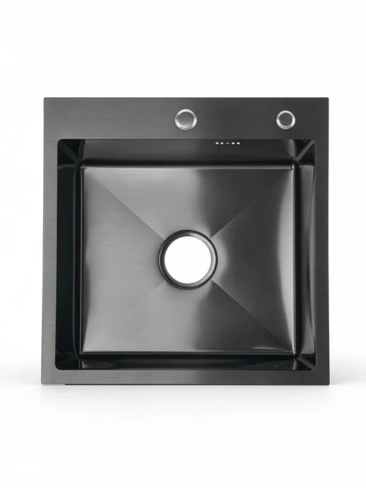 wermixer Раковина для кухни нержавейка врезная 50x50, 50x50, фото 8